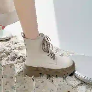 AGSDON Martin Boots 5cm Fur Lined