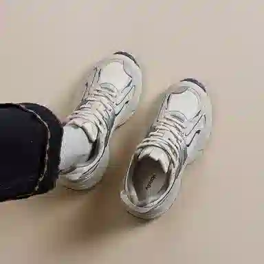 AGSDON Low-Top Thick-Soled Sneakers