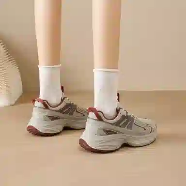 AGSDON Low-Top Thick-Soled Sneakers