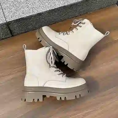 AGSDON Martin Boots 5cm Fur Lined