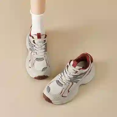 AGSDON Low-Top Thick-Soled Sneakers