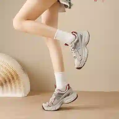 AGSDON Low-Top Thick-Soled Sneakers