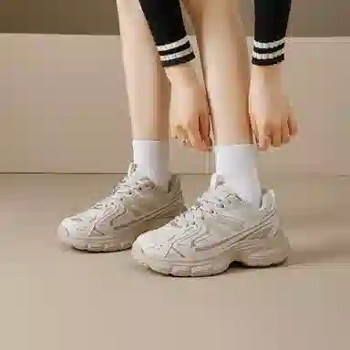 AGSDON Low-Top Thick-Soled Sneakers