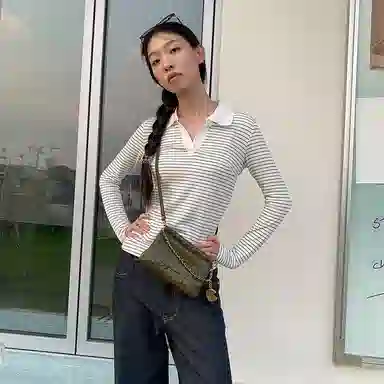 西木汀 可可月光 小众设计高级感通勤百搭时尚链条包 牛皮 手提包 常规 女款 深邃黑/橄榄绿/美拉德棕