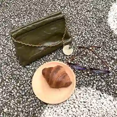 西木汀 可可月光 小众设计高级感通勤百搭时尚链条包 牛皮 手提包 常规 女款 深邃黑/橄榄绿/美拉德棕