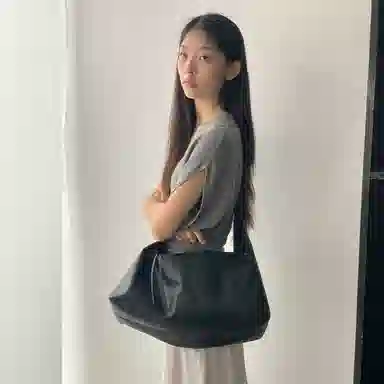 西木汀 向野 小众设计高级感通勤百搭简约 牛皮 斜挎单肩包 常规 女款 多色