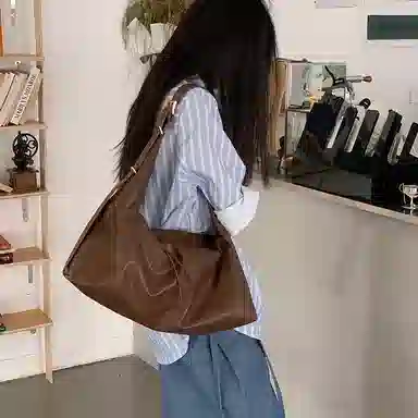 西木汀 向野 小众设计高级感通勤百搭简约 牛皮 斜挎单肩包 常规 女款 多色