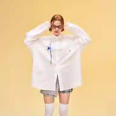 CANOTWAIT_ x Disney Stitch Embroidered Shirt