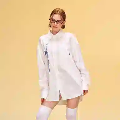 CANOTWAIT_ x Disney Stitch Embroidered Shirt