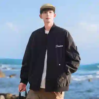 FIDO DIDO Logo Baseball Jacket