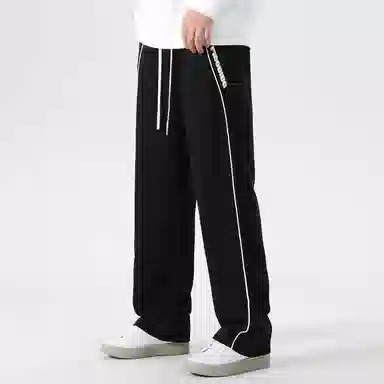 FIDO DIDO Logo Striped Lounge Pants