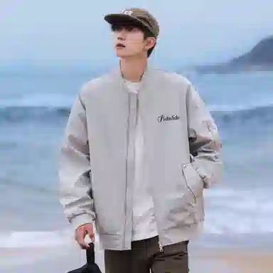 FIDO DIDO Logo Baseball Jacket