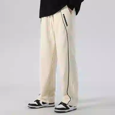 FIDO DIDO Logo Striped Lounge Pants