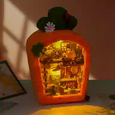 天予小镇 小房子拼装 微缩模型屋 拼图