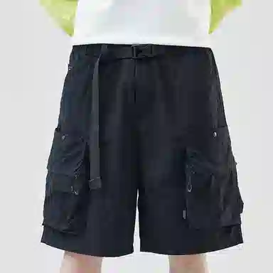 遨宇 高端美式街头防水透气宽松直筒五分裤户外机能登山骑行露营工装短裤 男女同款