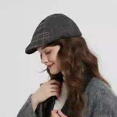 KENMONT Beret Black Grey