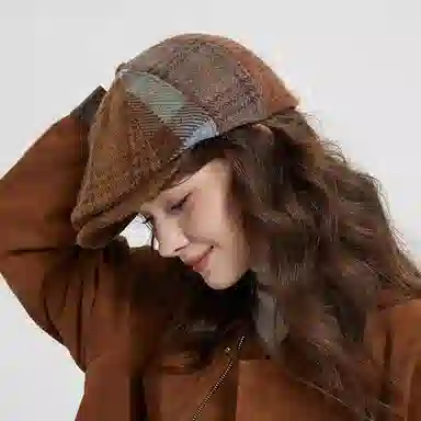 KENMONT Beret Black Grey