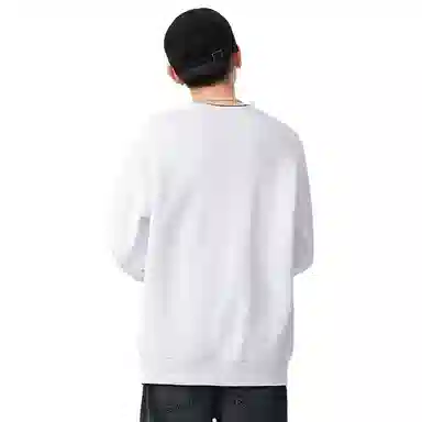 寻星记 潮流简约假两件男 多色基础款宽松圆领上衣卫衣 男款