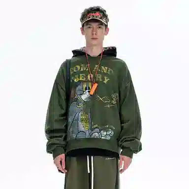 BJHG Tom and Jerry Pullover Hoodie