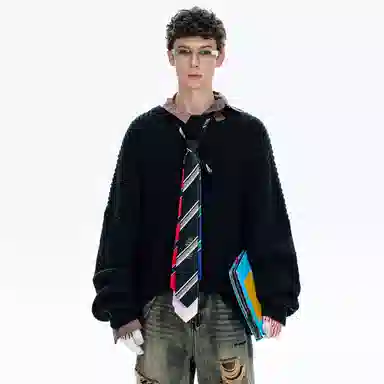 BJHG Reckless Amber Glow Knit Sweater