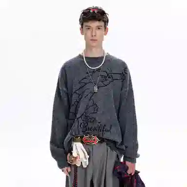 BJHG x Tom and Jerry Oversize Sweater