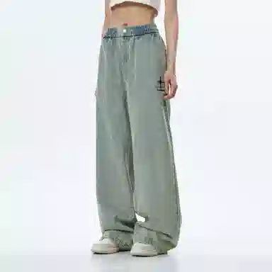 BJHG Vintage Star Print Jeans