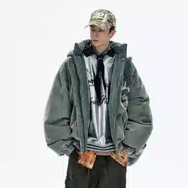 BJHG Reckless Vintage Corduroy Down Jacket