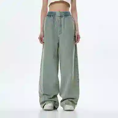 BJHG Vintage Star Print Jeans