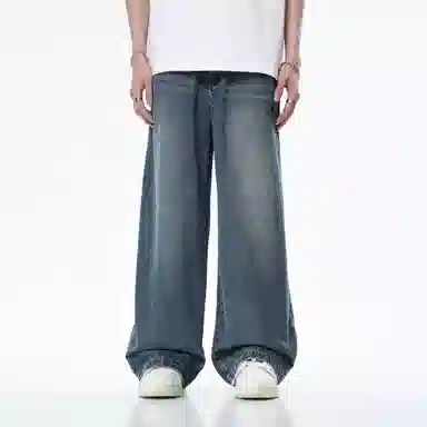 BJHG Vintage Star Print Jeans