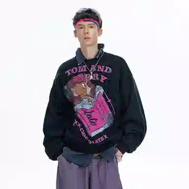 BJHG Tom and Jerry Pullover Hoodie