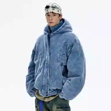 BJHG Reckless Vintage Corduroy Down Jacket