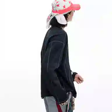 BJHG Reckless Reflective Logo Long Sleeve Tee