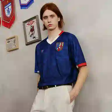 Umbro European Cup Series France Jersey Tee Navy