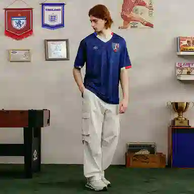 Umbro European Cup Series France Jersey Tee Navy