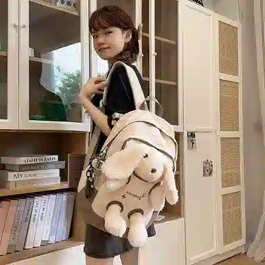 醇龙 可爱时尚高颜值潮流 尼龙 双肩包 常规 女款 多色