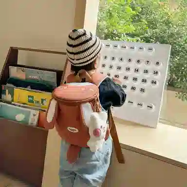 醇龙 卡通幼儿宝宝外出旅游小背包小女孩书包日系可爱背包 尼龙 双肩包 儿童款 多色