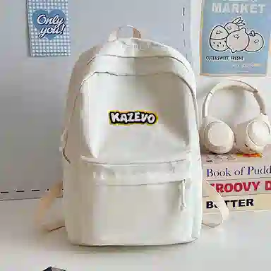 醇龙 小众大学生初中可爱简约百搭 尼龙 双肩包 女款 多色