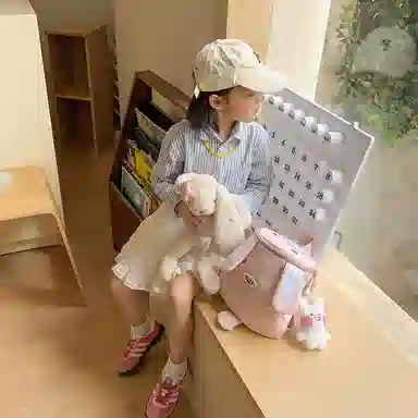 醇龙 卡通幼儿宝宝外出旅游小背包小女孩书包日系可爱背包 尼龙 双肩包 儿童款 多色