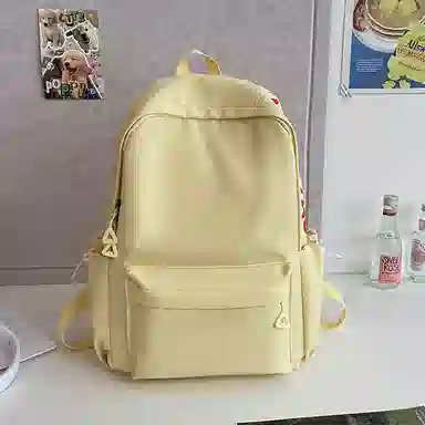 醇龙 轻便简约大容量休闲 尼龙 双肩包 女款 粉色/白色/黑色/黄色/绿色