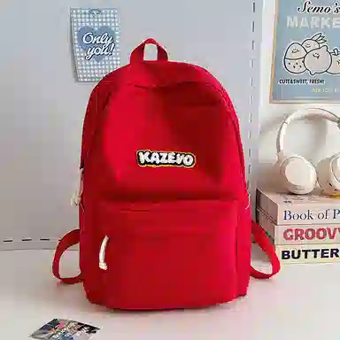 醇龙 小众大学生初中可爱简约百搭 尼龙 双肩包 女款 多色