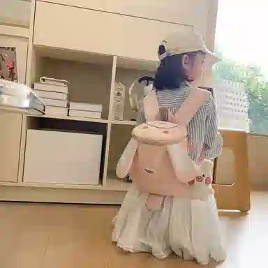 醇龙 卡通幼儿宝宝外出旅游小背包小女孩书包日系可爱背包 尼龙 双肩包 儿童款 多色