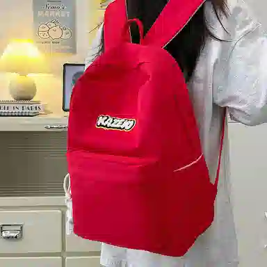 醇龙 小众大学生初中可爱简约百搭 尼龙 双肩包 女款 多色