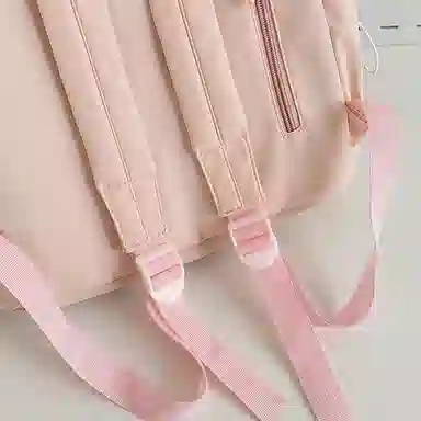 醇龙 轻便简约 尼龙 双肩包 常规 女款 粉色/蓝色/黑色/白色/红色