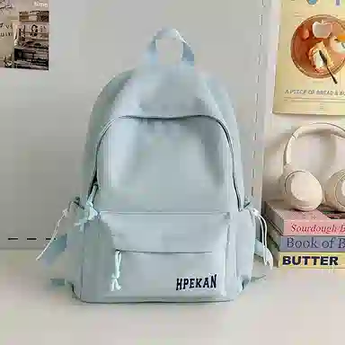 醇龙 轻便简约 尼龙 双肩包 常规 女款 粉色/蓝色/黑色/白色/红色