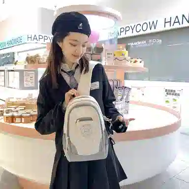 醇龙 潮流休闲日系百搭多功能运动 胸包 尼龙 男女同款情侣款 多色