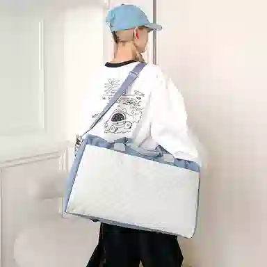 醇龙 大容量拉链开合 健身包 男女通用 尼龙 多色