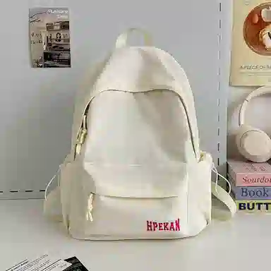 醇龙 轻便简约 尼龙 双肩包 常规 女款 粉色/蓝色/黑色/白色/红色