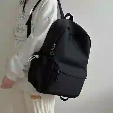 醇龙 轻便简约大容量休闲 尼龙 双肩包 女款 粉色/白色/黑色/黄色/绿色