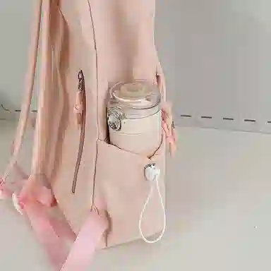 醇龙 轻便简约 尼龙 双肩包 常规 女款 粉色/蓝色/黑色/白色/红色