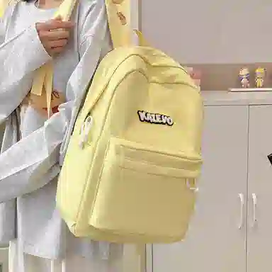 醇龙 小众大学生初中可爱简约百搭 尼龙 双肩包 女款 多色